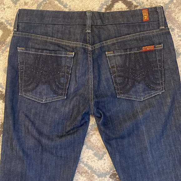 Seven 7 for all mankind bootcut low rise jeans sz 29 - Picture 8 of 8
